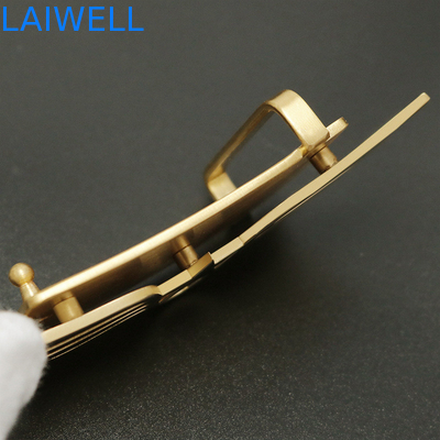 La hebilla de acero de Stailess de las hebillas del cinturón de encargo de lujo del metal acorta resistente y durable