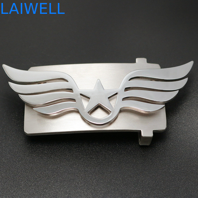 La hebilla de acero de Stailess de las hebillas del cinturón de encargo de lujo del metal acorta resistente y durable