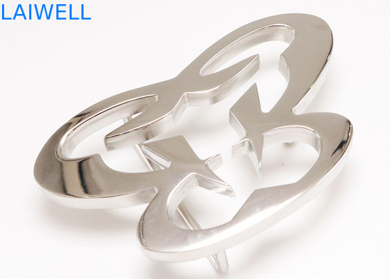 Hebillas del cinturón occidentales de Custom Letter Metal del vaquero del estilo del más nuevo diseño con el final de plata