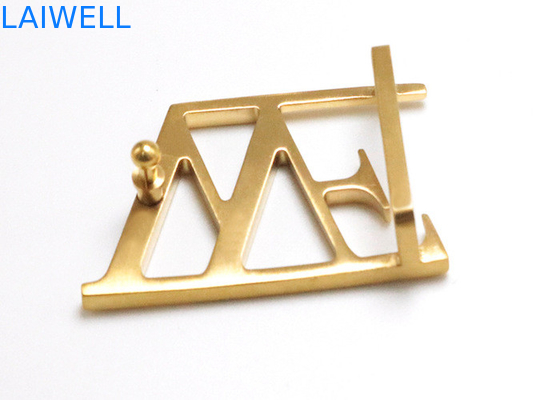 Accesorio personalizado de acero inoxidable de la pretina del metal de las hebillas del cinturón del color oro del diseño simple