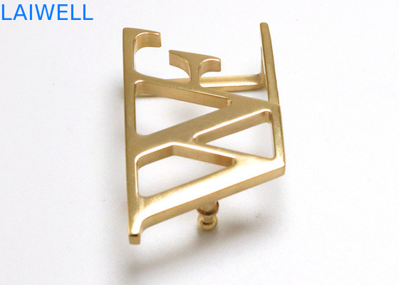 Accesorio personalizado de acero inoxidable de la pretina del metal de las hebillas del cinturón del color oro del diseño simple
