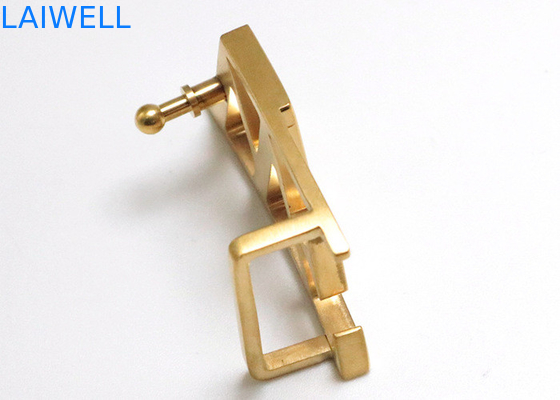 Accesorio personalizado de acero inoxidable de la pretina del metal de las hebillas del cinturón del color oro del diseño simple