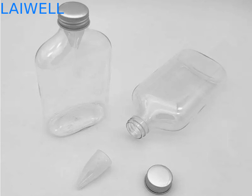 Envases de plástico de consumición de la bebida de la botella de Joice del ANIMAL DOMÉSTICO transparente de encargo 350ML para los compradores de B2B