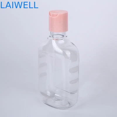 Envases de plástico reutilizables de las botellas transparentes de la loción del cuadrado del ANIMAL DOMÉSTICO de 73*41*145M M 250ML Eco para la organización casera