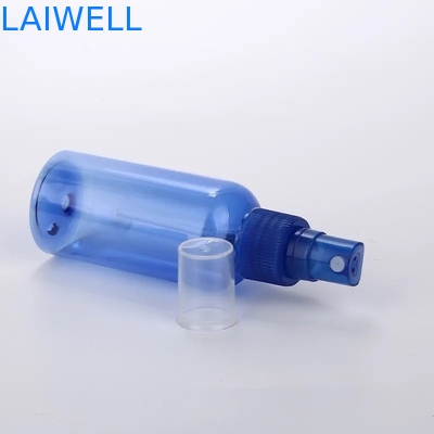 Tarro plástico hermético del ANIMAL DOMÉSTICO de 60M M del espray artículo de encargo azul de la botella del alto