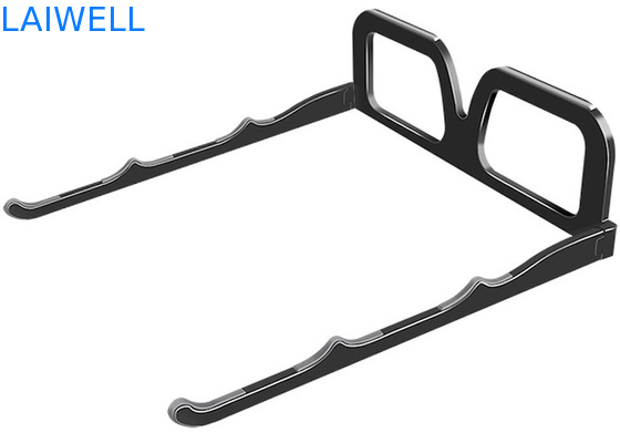 Cree el soporte de aluminio de plata plegable del ordenador portátil para requisitos particulares del metal del tenedor de la libreta de los vidrios
