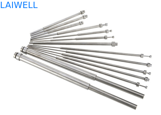 Eyector de encargo Rod del cilindro del dedal de los componentes SKD61 del molde de metal del tratamiento térmico de la vaporización del vacío de Japón