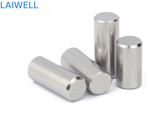 Pin cilíndrico de acero inoxidable de la ubicación fija de la precisión principal plana sólida de los componentes 304 del molde del troquel estampador del sacador