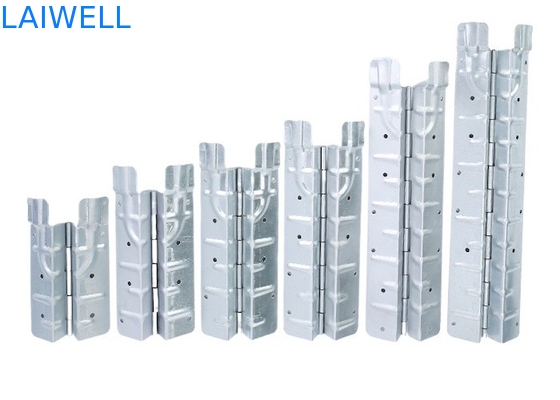 Procesos de estampado de metal estándar Componentes de hardware Placas de hierro galvanizadas bisagras de estuche de madera