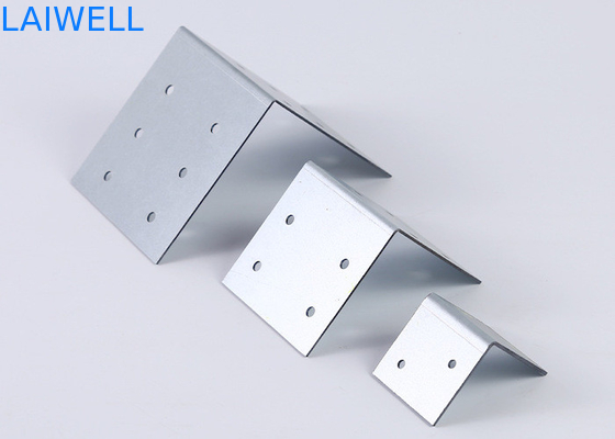Procesamiento Estampado de metal a medida borde de caja de madera en forma de L Ángel de protección fijo Partes de hardware de hierro galvanizado
