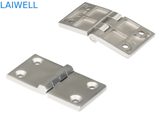 120 * 60 * 8MM Custom Metal Die Casting Gran rodamiento grueso de hardware industrial Chasis gabinete bisagra de acero inoxidable