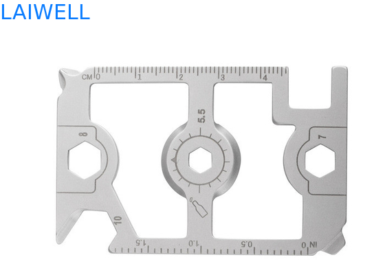 Estampado de punzón de precisión 70MM Arenado de arena herramienta EDC multifuncional de tarjeta cuchillo de resistencia de acero abrebotellas