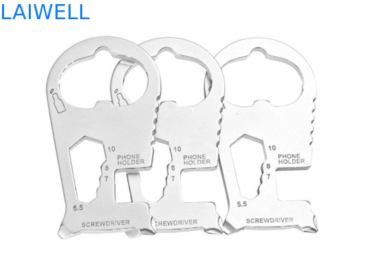 Tarjeta de herramientas EDC de 60 mm Diseño ligero y elegante Abridor de botellas multifuncional para su conveniencia