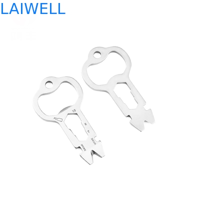 Acero inoxidable de 60 mm de peso ligero y duradero de uso múltiple con tarjeta de herramienta EDC