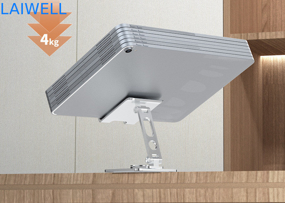 95*132*44MM Nuevo diseño de lujo portátil 360 grados de rotación plata aluminio plegable soporte de teléfono móvil