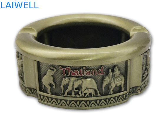 82*32MM Color de bronce de aleación de zin personalizable portable de metal fundido por inyección de cenizas