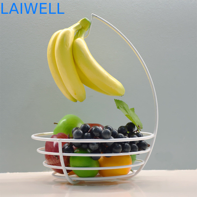 Alta venta de artículos de casa de metal 37 * 27CM Champagne horneado barniz de hierro Placa de frutas creativa con diseño personalizado