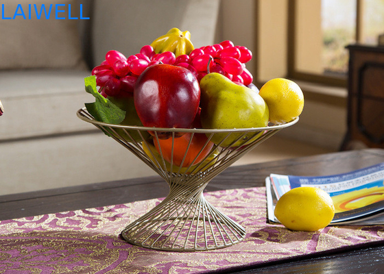 27.5*15*15CM Luxury Black Baking Varnish Iron Fruit Basket Metal Householdware Resistencia al calor y durabilidad a largo plazo