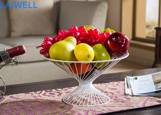 27.5*15*15CM Luxury Black Baking Varnish Iron Fruit Basket Metal Householdware Resistencia al calor y durabilidad a largo plazo