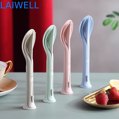 170 * 40MM de paja de trigo multifuncional rosa 3 en 1 conjunto de plataformas reutilizables Eco accesorios de mesa ligero y adecuado para comer se puede utilizar varias veces y fácil de llevar y almacenar