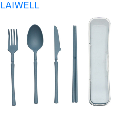 Conjunto de cubiertos plegables de 4 PC Resistente a altas temperaturas Accesorios de vajilla ecológicos hechos de fibra de paja de trigo Varios tamaños Ecológico y duradero