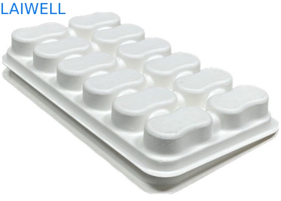 Color blanco Sostenible Caja de bandeja de café de bagaje No tóxico y seguro para los alimentos de contacto biodegradable EcoPack accesorios con marca personalizada