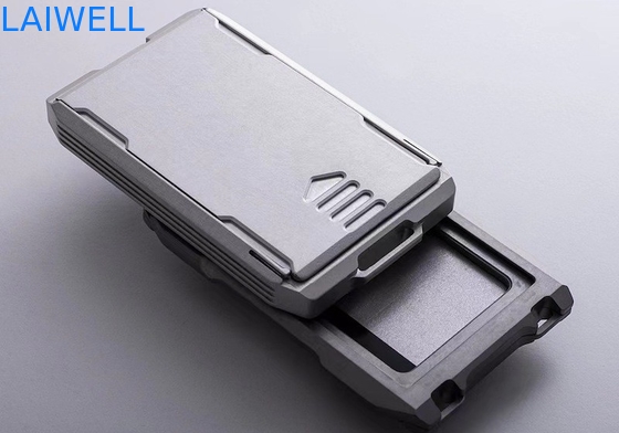 109*64*15mm Cartera de tarjeta de aluminio RFID personalizada Simplifique su vida con esta solución de almacenamiento compacto