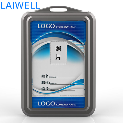 74*110*18MM Color gris RFID de aluminio personalizado Cartera de cartera soporte de marca personalizada multifuncional