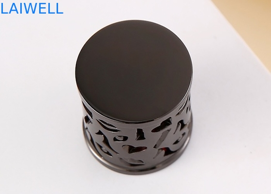 Tapones de botella de perfume de fundición a presión de aleación de zinc moderna de moda personalizada con mecanizado CNC y acabado de galvanoplastia