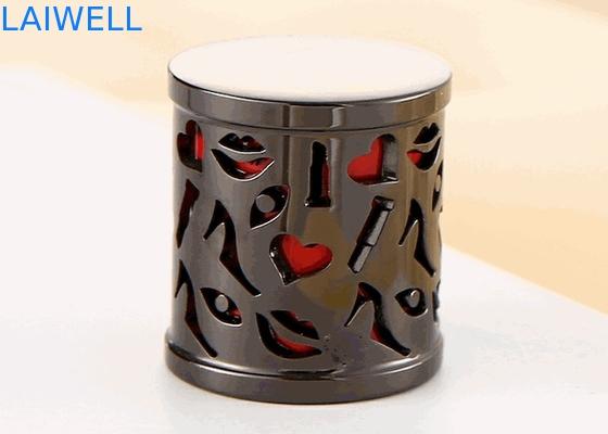 Tapones de botella de perfume de fundición a presión de aleación de zinc moderna de moda personalizada con mecanizado CNC y acabado de galvanoplastia