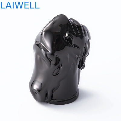 Polishing Black Plating Diseño creativo Die Casting Zinc Alloy Perfume Jar Lids Marca personalizada en molde para soluciones de embalaje sofisticadas