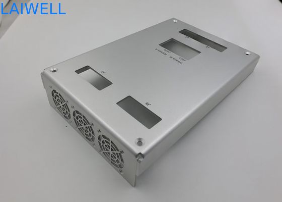 Impresión de serigrafía personalizada Anodizado de chapa de aluminio de procesamiento de metal Chasis de corte con láser de cáscara Doblaje sin costuras