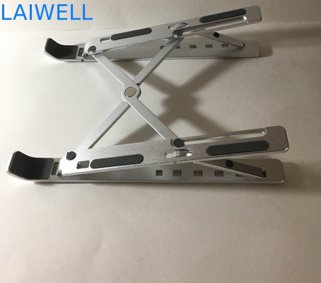 Sellado del soporte plegable del Macbook Pro de 4m m que trabaja a máquina/del tenedor de aluminio de Ipad