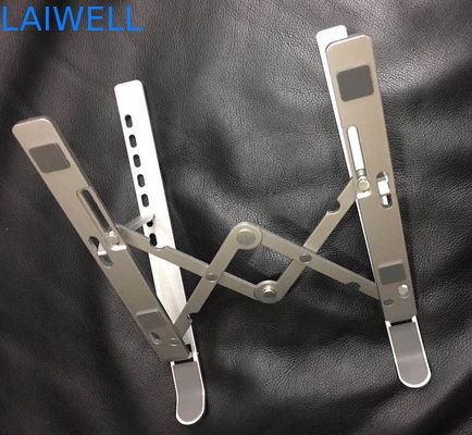 Torno del CNC que trabaja a máquina el artículo del soporte de la lectura de la tableta 250g/del soporte de Macbook del plegamiento