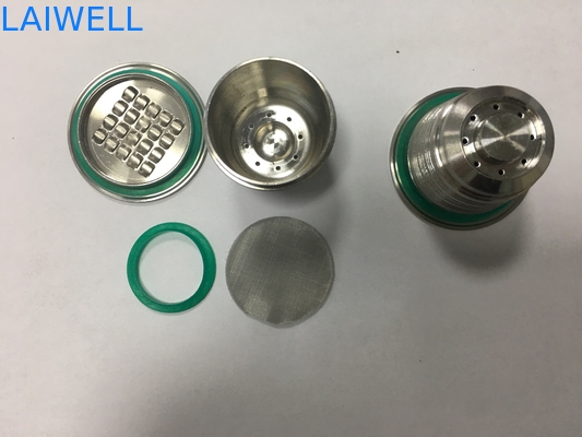 Torno del CNC que trabaja a máquina la cápsula del café SS304/la taza reutilizables del filtro de café