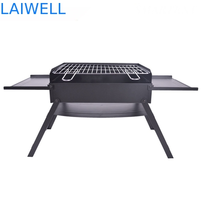 La barbacoa del acerocromo del peso ligero los 45*30*30cm asa a la parrilla parrillas portátiles de la barbacoa que acampan
