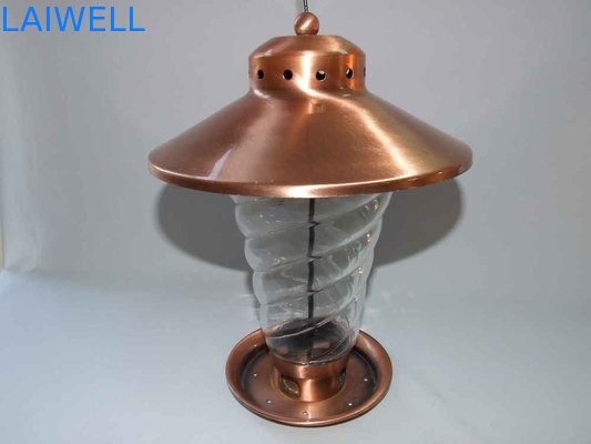 Alimentador modificado para requisitos particulares a prueba de mal tiempo del cacahuete del metal del alimentador del pájaro de la ejecución del metal