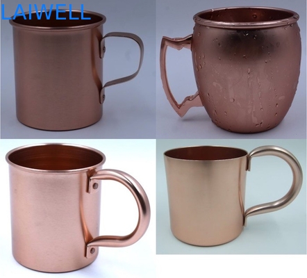 Tazas de cerveza de anodización clásicas del aluminio de los electrodomésticos 400ML del metal de 1.0m m