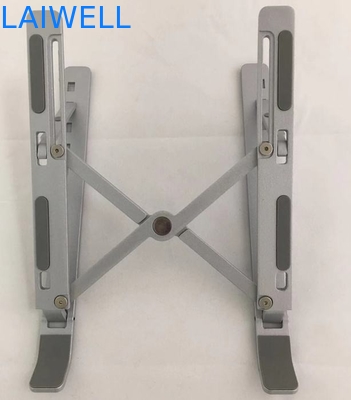 Tenedor de la tableta del SGS Officeworks del soporte del ordenador portátil del metal del gris 245*44*13m m