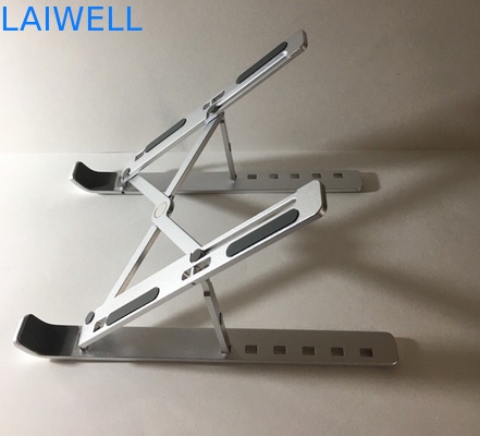 Tenedor ajustable de Ipad del metal 250g del soporte a prueba de polvo portátil del ordenador portátil para el escritorio