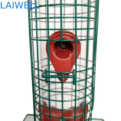 Ardilla anti soldada con autógena verde de Mesh Hanging Bird Feeders Automatic del alambre de acero