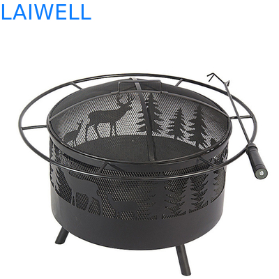 La calefacción del alambre de metal alrededor de la barbacoa de acero inoxidable asa a la parrilla 552*550*550m m