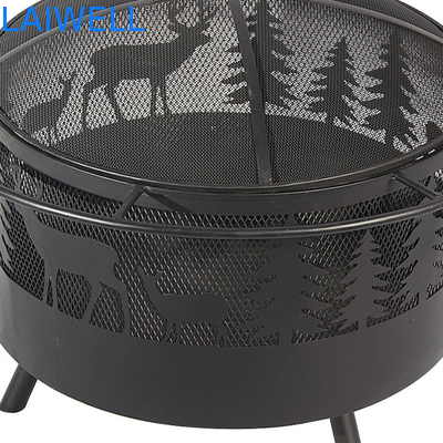 La calefacción del alambre de metal alrededor de la barbacoa de acero inoxidable asa a la parrilla 552*550*550m m
