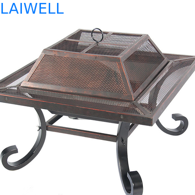 La barbacoa de acero del diseño geométrico del OEM asa a la parrilla la barbacoa Oven Bronze Color