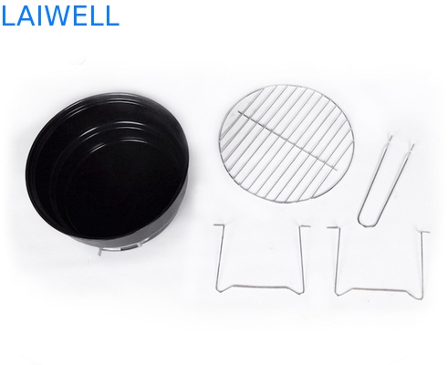 Metal que sella las parrillas de acero Mini Portable Oven al aire libre de la barbacoa de los 25.6*21.5cm