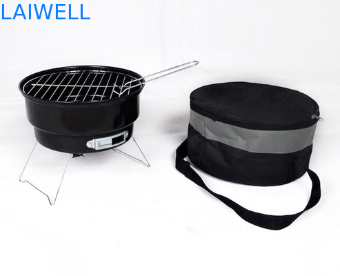 Metal que sella las parrillas de acero Mini Portable Oven al aire libre de la barbacoa de los 25.6*21.5cm