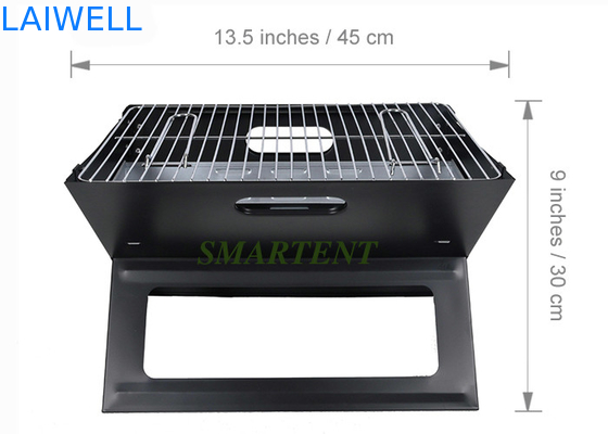 Fácil instalación plegable portátil de la parrilla de la barbacoa del diámetro del SGS los 45cm/de la parrilla del carbón de leña del metal