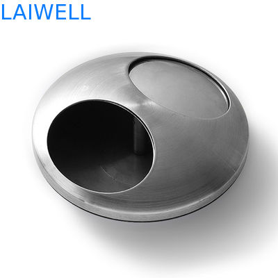 Innovador cenicero de bolsillo metálico para cigarrillos de aleación de zinc con acabado arenado para una apariencia moderna