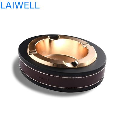 Cenicienta de bolsillo de metal de aleación de zinc a medida con acabado personalizado para soporte de cigarrillos