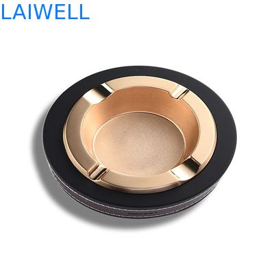 Cenicienta de bolsillo de metal de aleación de zinc a medida con acabado personalizado para soporte de cigarrillos